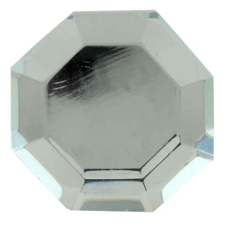Silver Flat Octagon Dresser Glass Wine Stopper Online